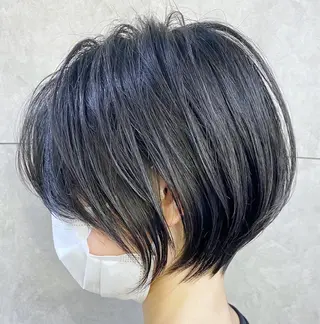 ショート ✨大人ショートヘア /カットモデル/銀座のヘアスタイル