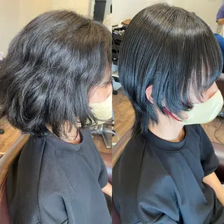 ショート パーマ 髪質改善/縮毛/小林 水葵のヘアスタイル