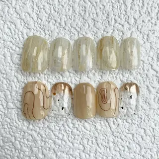 ネイル 石原 彩音のネイルデザイン