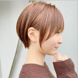 ショート yuka♡/ショート カット/暖色カラーのヘアスタイル