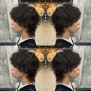 ショート パーマ メンズ 1ｍｍも妥協しない 圧倒的メンズカットのヘアスタイル