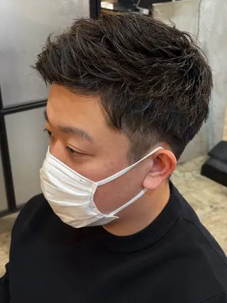 ショート メンズ 神戸 蒼司のヘアスタイル