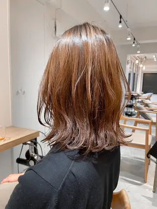 ミディアム カラー カラー/レイヤー /カット泉谷七登のヘアスタイル