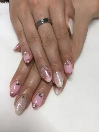 ネイル 💎🐰 saki. m 🐰💎のネイルデザイン