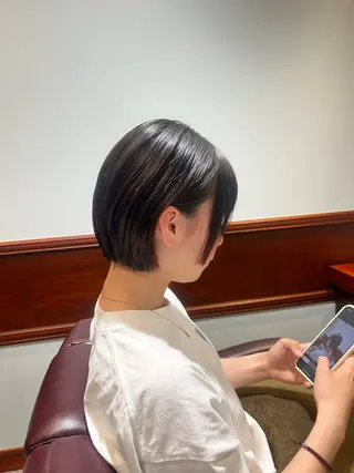 ショート れいな🌼 ボブ･艶カラー🌼のヘアスタイル