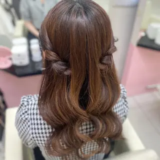 ヘアアレンジ season エクステ/ヘアカラーのヘアスタイル