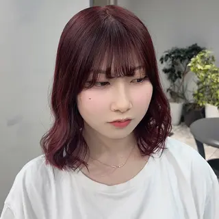 ミディアム 透明感カラー / Rio👶🏻💞のヘアスタイル