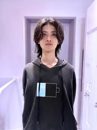 セミロング パーマ メンズ 【大宮】 メンズ専門吉川のヘアスタイル