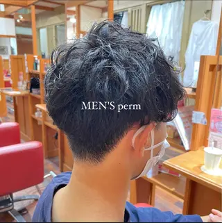 パーマ メンズ TJ天気予報 豊田 /松岡さくらのヘアスタイル