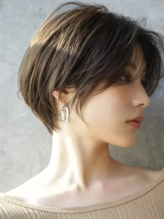 ショート いわさき ゆずほのヘアスタイル