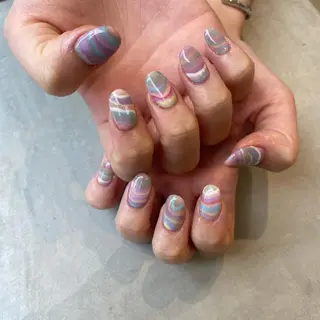 ネイル 鎌田 玲奈のネイルデザイン