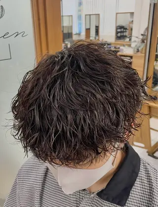 パーマ シャドウパーマ/立川 メンズ/コタロウのヘアスタイル