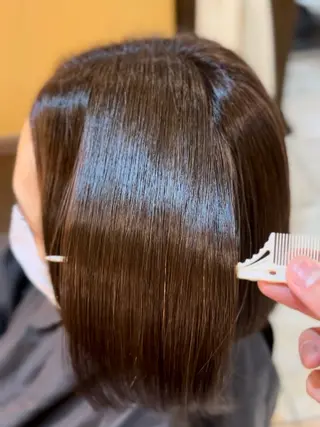 ショート 縮毛矯正/髪質改善 飯田公祐のヘアスタイル