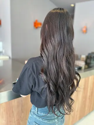 ロング カラー 池田 悠人のヘアスタイル