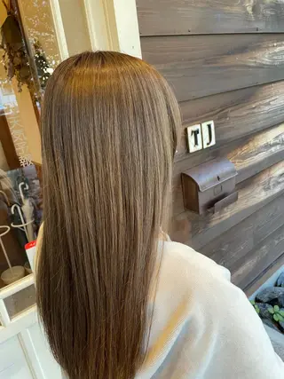 セミロング カラー 吉村 周馬のヘアスタイル