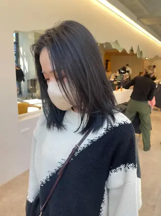 ショート カラー ヘアアレンジ ミニボブ/ブリーチ 🌈MISATOのヘアスタイル