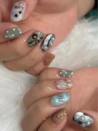 ネイル niconail 🧣ayu 📍烏山のネイルデザイン