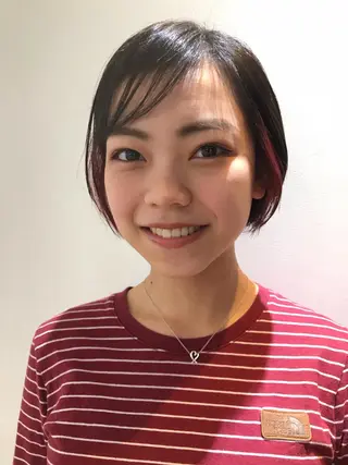 ショート カラー 逗子葉山 ナオイカイラのヘアスタイル