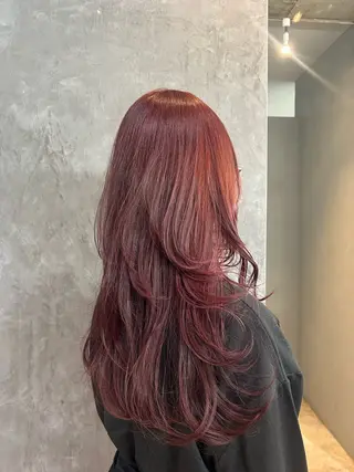 ロング カラー 金澤 希空のヘアスタイル