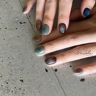 ネイル miele【ミエレ】 海外シンプルデザインのネイルデザイン