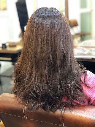 ロング カラー 【艶髪×韓国風】 毛流れ職人 RYOのヘアスタイル