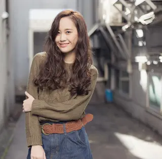 ロング カラー 池田 真由美のヘアスタイル