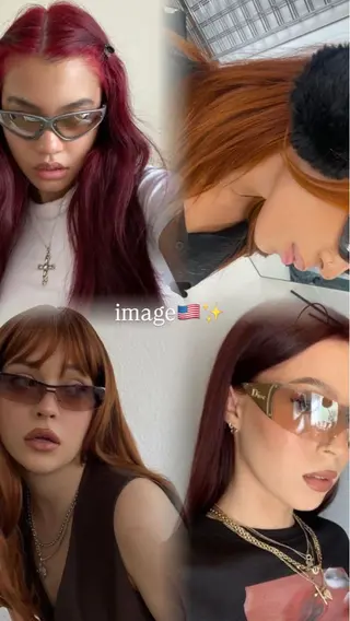 ロング カラー YOLO上野所属・MANA/上野/ カラーモデル🖤✨のヘアスタイル