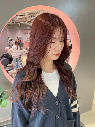 ロング カラー ないとう ゆうかのヘアスタイル