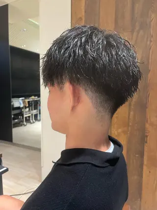 メンズ レイヤーカット顔周り /アレンジ伊藤彪真のヘアスタイル