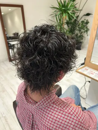 パーマ メンズ Hattori Ryukiのヘアスタイル