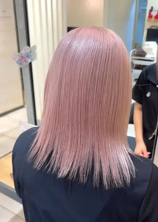 ミディアム たかはし るなのヘアスタイル