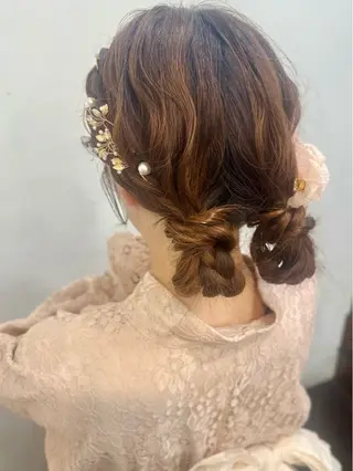 ロング ヘアアレンジ 🌷名駅／髪質改善 ヘアセット/モネ🌷のヘアスタイル