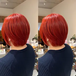 ショート カラー 🫧ボブ/艶髪カラー 伊原修子のヘアスタイル