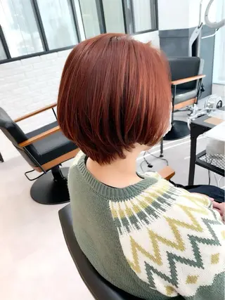 ミディアム カラー パーマ ヘアアレンジ メンズ キッズ ネイル マツエク・マツパ アイブロウ レイヤーカット 🌿透け感カラーのヘアスタイル