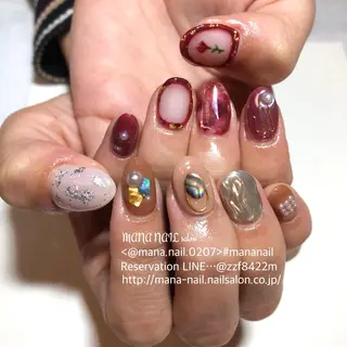 ネイル 廣瀬 真奈美のネイルデザイン