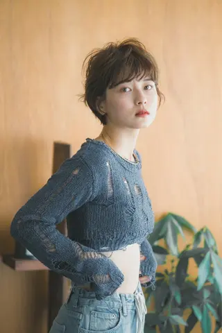 ショート 縮毛矯正/髪質改善 インナーカラーせいぎのヘアスタイル