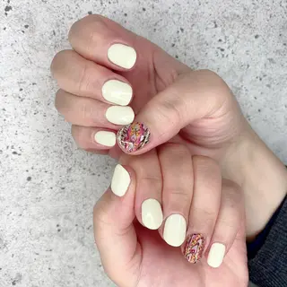 ミディアム カラー パーマ ヘアアレンジ メンズ キッズ ネイル マツエク・マツパ Salon Ｋのネイルデザイン