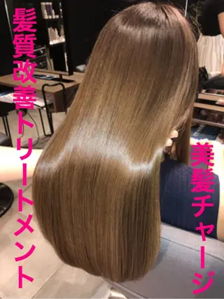 ロング カラー パーマ ヘアアレンジ メンズ キッズ ネイル マツエク・マツパ 神山 昌子のヘアスタイル