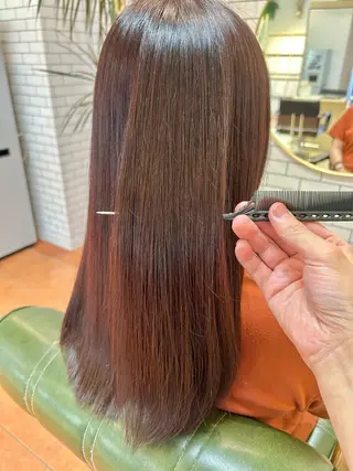 ロング カラー 石井 佑樹のヘアスタイル