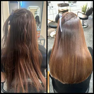 ロング パーマ 髪質改善⭐️縮毛矯正 中野⭐️Rinaのヘアスタイル