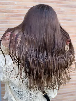 ロング メンズスタイル バレイヤージュ　齋藤のヘアスタイル