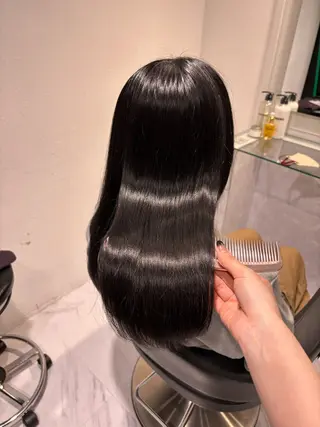 ロング カラー 表参道♡暗髪♡ 艶カラー♡アユミのヘアスタイル