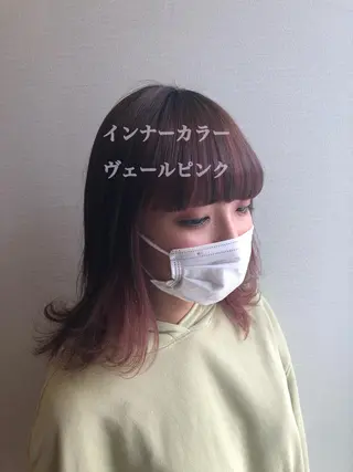セミロング カラー NOPPO 和泉市 美容室/奥村 飛鳥のヘアスタイル