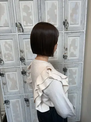 ショート ルプラボウ/中村潤菜 /ボブヘアのヘアスタイル