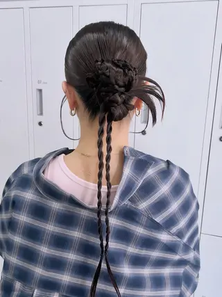 ヘアアレンジ GiseL ハイトー ンSa_ya🎀のヘアスタイル