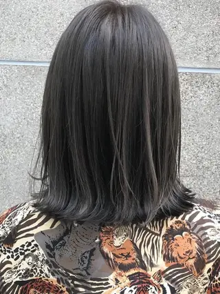 ミディアム カラー ☀️東京→岡崎☀️ ハイライト青山彪雅のヘアスタイル