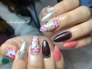 ロング プライベートサロン Rubynailのネイルデザイン