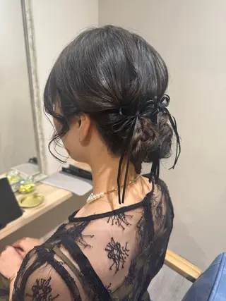 セミロング ヘアアレンジ Connect Rumiのヘアスタイル