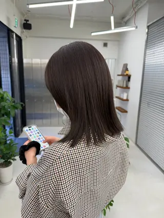 ミディアム カラー 表参道🌿赤み消し カラー/チナツのヘアスタイル