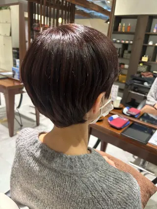 ショート 林 玲美のヘアスタイル